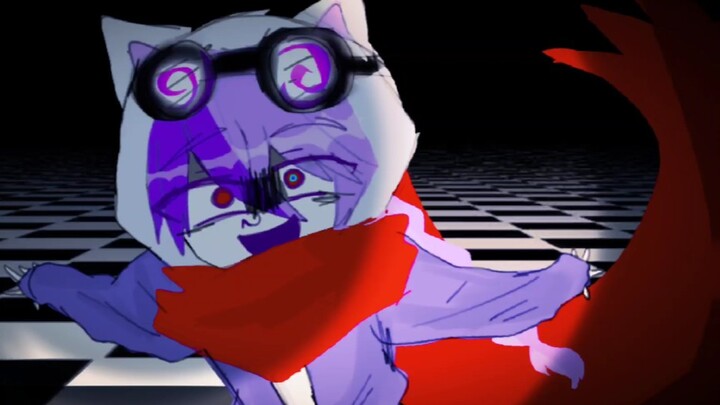 【Undertale au/Dusttale】アブノーマリティ・ダンシンガール.dancin girl 伪手书/Murder Sans
