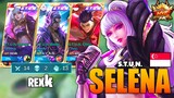 Beautifull Play! Full Squad S.T.U.N. Selena New Skin | Top Global Selena Gameplay ~ Mobile Legends