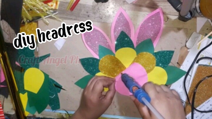 diy headress tutorial