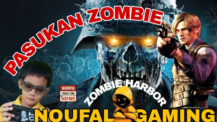 main game zombie harbor, puluhan pasukan zombie menyerang