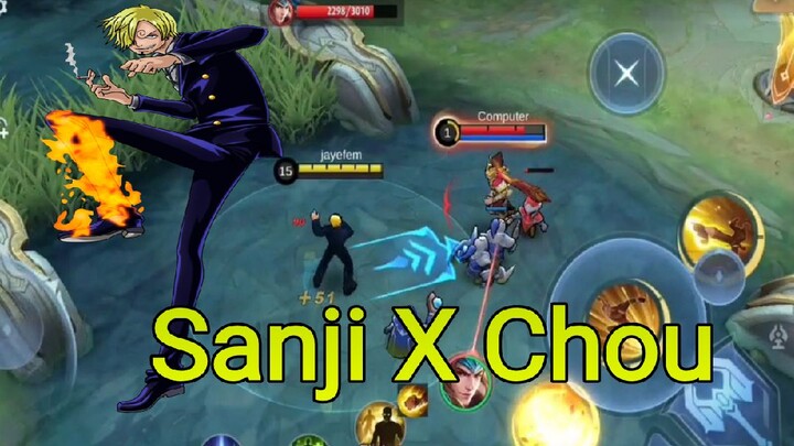 SANJI IN MOBILE LEGENDS 😱 ONE PIECE X MLBB