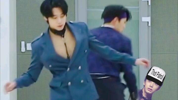 When the unconservative teacher Cai wears Jealousy's stage costume and dances GAMBLER