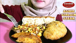 ASMR SIRLOIN STEAK, BURRITOS + CHICKEN CORDON | NAMBIH KITCHEN | ULUL ASMR INDONESIA