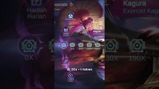 Tips Hemat Dapetin Skin Exorcist! Bisa dapet 71 Token Gratis #mobilelegends