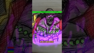 [ASMR]🏴‍☠️Black beard☠️Drawing from ONE PIECE✨(sketchbook) #shorts #satisfying #anime