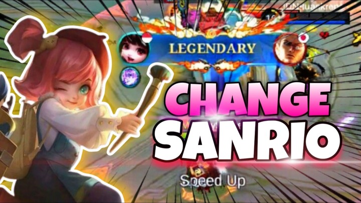 CHANGE SANRIO ADU PUKUL SAMA MM TERLAKNAT!?