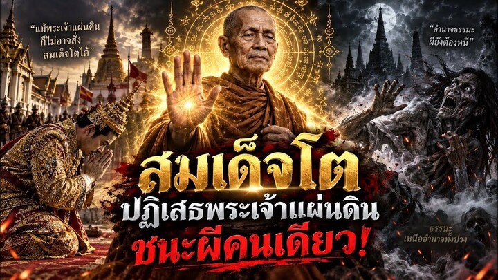 สมเด็จโต ปฏิเสธพระเจ้าแผ่นดินและเอาชนะผีด้วยตัวคนเดียว
