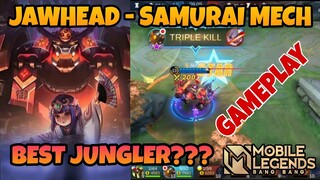 JAWHEAD - SAMURAI MECH GAMEPLAY | MLBB | JAWHEAD LIMITED SKIN | AKIHITO GAMING