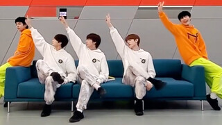 I-LAND在岛上cover次Pretty U的练习幕后