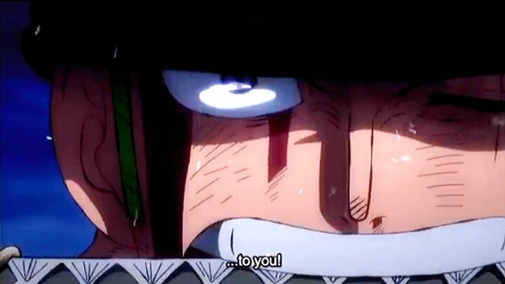zoro vs kaido epic moment