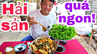 Chảo Hải sản quá ngon! Tâm Chè Vĩnh Long