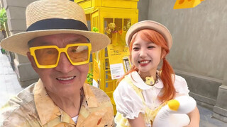 86岁爷爷和21岁孙女的多巴胺穿搭