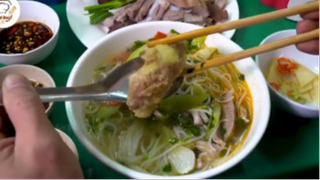 Bún lưỡi sườn Giảng Võ _ Chia sẻ cách làm hàng ngon, nhiệt tình của chủ quán phần 3 #food