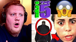 5 SCARY Ghost Videos!!! Nukes Top 5 REACTION!!! *WHAT WAS THAT!*