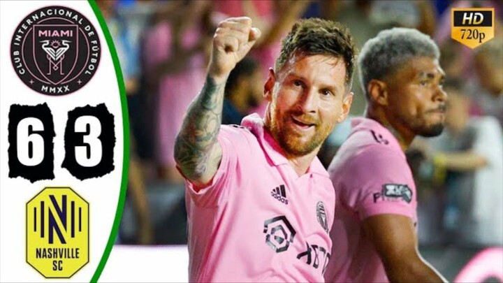 inter miami vs nashville 2-2 (PEN 4-1) Final Highlights & All Goals 2023 HD 🔥 Messi Goal