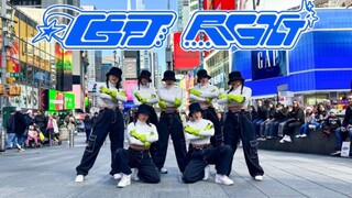 纽约时代广场女生实力翻跳！太帅了！LEFT RIGHT | XG DANCE COVER [KPOP IN PUBLIC]BY I LOVE DANCE