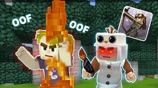 SNOWMAN.EXE Survival Games Funny Moments - Blockman GO