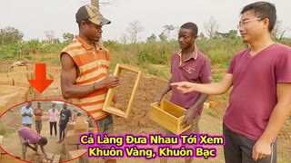 Tặng Anh bạn châu phi Khuôn Đóng Gạch đẳng cấp made by Việt Nam||2Q vlogs cuộc sống châu phi