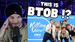 First Time Reaction to - BTOB Killing Voice ( Metal Vocalist )