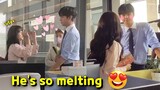 Ahn Hyo Seop can't stop blushing when Sejeong does this little thing in front of him!?