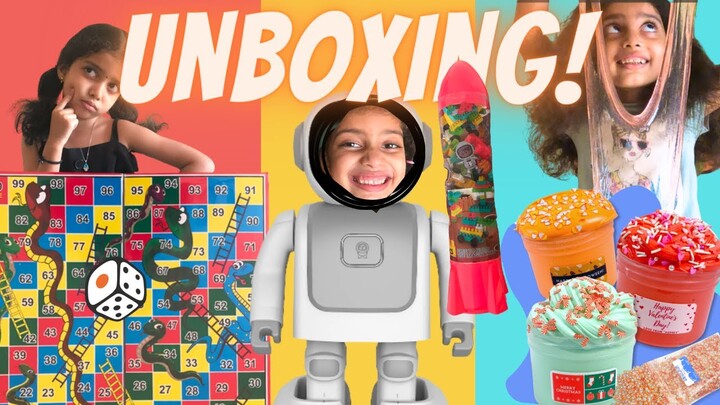 Unboxing Snake and Ladder Game |Slime Unboxing Experience
