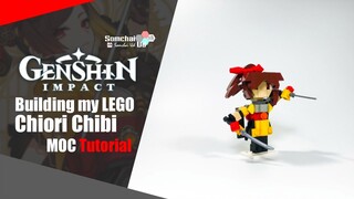 LEGO Genshin Impact Chiori Chibi MOC Tutorial | Somchai Ud