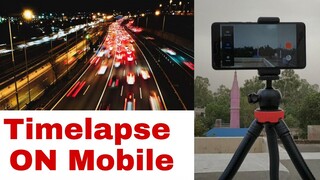 How to Record Timelapse video in Mobile