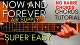 Air Supply - NOW AND FOREVER Guitar Chords Tutorial (SUPER EASY)