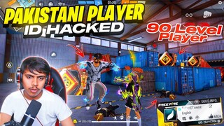 No Internet Prank With V badge Player 😱 But 100 Level Emote 🔥 Garena free fire