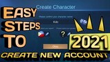 HOW TO CREATE NEW ACCOUNT & SMURF ACCOUNT IN MOBILE LEGENDS BANG BANG (2020)