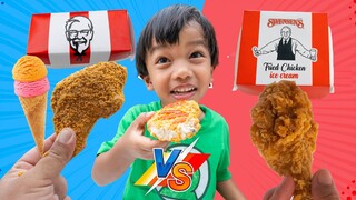 ไก่ทอด vs ไอติม โดนแย่งของโปรด อันไหนจะอร่อยกว่ากัน | พี่ปลื้ม