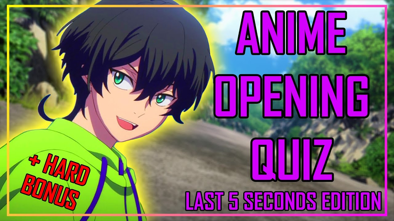 ANIME OPENING QUIZ  GUESS THE ANIME VERY EASY VERY HARD Anime An   TikTok