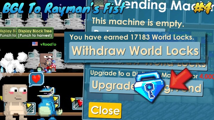 BEST LAZY MASS❗ PROFIT 48+ DLS/WEEK !! | BGL to Rayman's Fist #4 | Growtopia