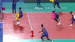 ทีมวอลเล่ย์บอลชายตีสี่โมงมองไม่เห็นบอลสโลว์โมชั่นตรงไหน