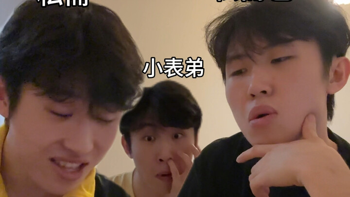 Dad: Watch out for your little cousin.