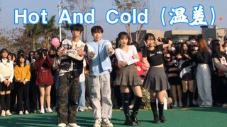 High school student Hot and Cold (temperature difference) dance cover Don't miss it if you pass by ヽ