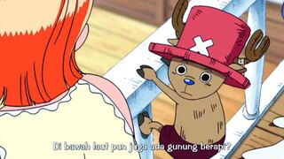 Gunung Berapi dibawah laut,Luffy  Gak Peduli Kalau Bukan makanan!