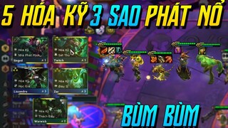 (ĐTCL) CẢ ĐỘI HÌNH HÓA KỸ 3 SAO VỚI HEXTECH QUÁ TẢI HÓA KỸ NỔ TAN TEAM ĐỊCH! TFT MÙA 6 | iLoda