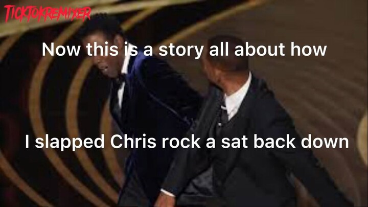 Slapped Chris rock and sat back down