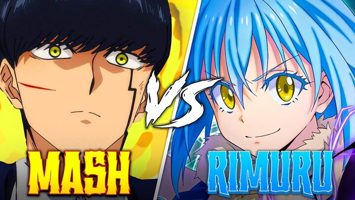 Mashle Vs Rimuru Is A Total Beatdown