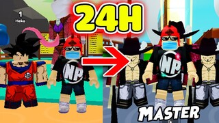 Thách 24h Chơi Anime Fighters Simulator vs CÁI KẾT | Roblox