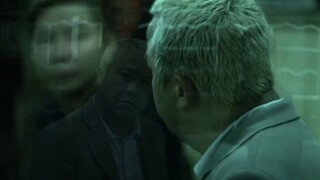 无间道-曾志伟打破梁朝伟的石膏，试探他是不是内鬼，眼神太经典