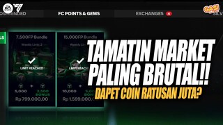 TAMATIN MARKET PALING BRUTAL! DAPET COIN RATUSAN JUTA? #fcmobile #euro2024