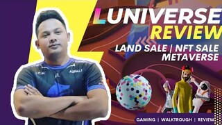 LUNIVERSE - FULL GAMEPLAY REVIEW + METAVERSE AND LAND MINTING(TAGALOG)