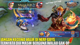 VALIR DI NERF ! APAKAH MASIH PERLU DI BAN?! YUK SIMAK PENJELASANNYA! MOBILE LEGENDS