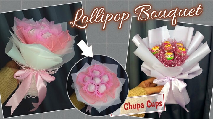 Buket Permen Lolipop Chupa Chups || DIY Lollipop Bouquet Tutorial