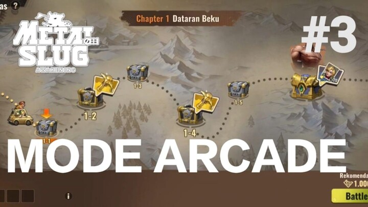 selama kita masih beristirahat ayo main mode arkade dulu METAL SLUG AWAKENING
