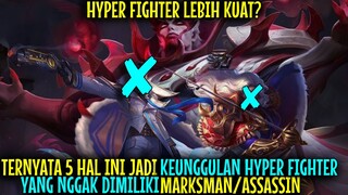 5 Alasan Kenapa FIGHTER LEBIH KUAT DAN BERBAHAYA Jadi CORE/HYPER CARRY | Mobile Legends