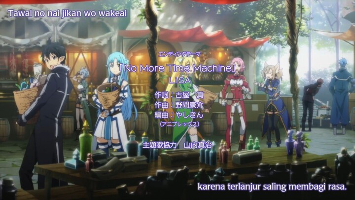 ⚔️Sword Art Online s2 - En 4 "No More Time Machine by LiSA" | «ep 15-17» {Calibur arc}