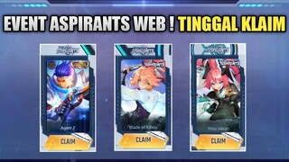 EVENT WEB ASPIRANTS ! SKIN GRATIS TINGGAL AMBIL TANPA SYARAT ? LANGSUNG GUA COBA !!